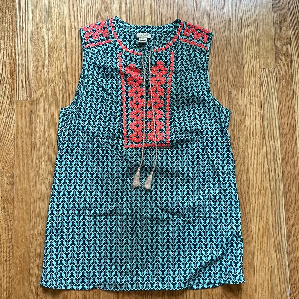 J. Crew | Bohemian Sleeveless Top